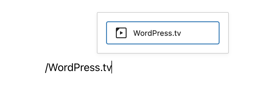 如何快速添加WordPress.tv块